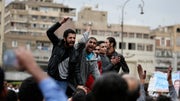 Egyptian President Mohammed Morsi left the presidential palace Tuesday as violence erupted between police and at least , protesters gathered in Cairo.

